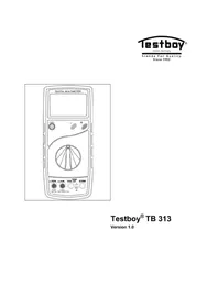 Notice Testboy TB 313 Multimeter