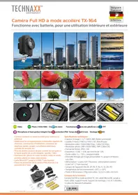 Notice TECHNAXX TX164 Appareil photo