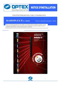 Notice OPTEX RADIOPLEX II Détecteur