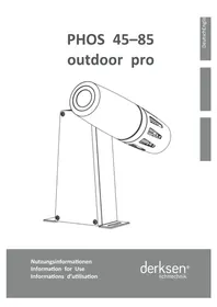 Notice Derksen PHOS 45 OUTDOOR PRO Projecteur