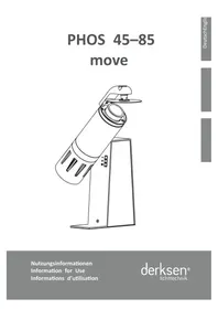 Notice Derksen PHOS 85 MOVE Projecteur