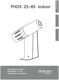 Notice Derksen PHOS 25 INDOOR Projecteur