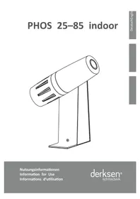 Notice Derksen PHOS 45 INDOOR Projecteur