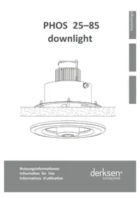 Notice Derksen PHOS 45 DOWNLIGHT Projecteur