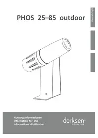 Notice Derksen PHOS 65 OUTDOOR Projecteur