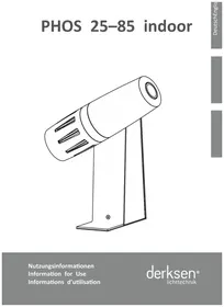 Notice Derksen PHOS 65 INDOOR Projecteur