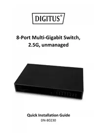 Notice Digitus DN80230 Schalter