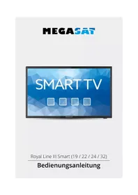 Notice MEGASAT ROYAL LINE III 24 SMART Fernseher