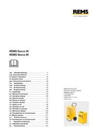 Notice REMS SECCO 50 Dehumidifier