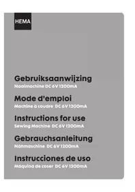 Notice Hema DC 6V 1200MA Machine à coudre