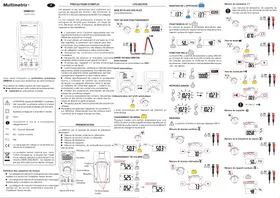 Notice MULTIMETRIX DMM121 Multimètre
