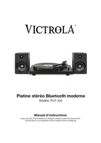 Notice Victrola ITUT420 Platine_disque