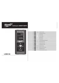 Notice MILWAUKEE LDM 50 Rangefinder