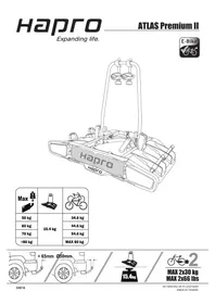 Notice Hapro ATLAS PREMIUM II Porte-vélo