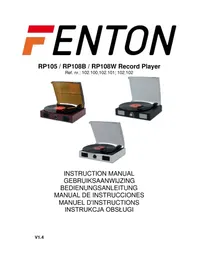 Notice Fenton RP108B Platine_disque