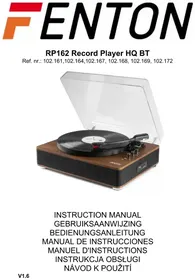 Notice Fenton RP162D Platine_disque