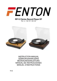 Notice Fenton RP112L Platine_disque