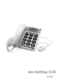Notice DORO ALERTEASY 314C Autres accessoires de téléphones