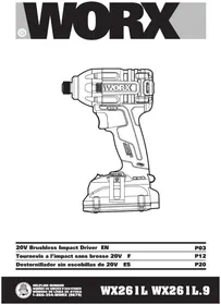 Notice WORX WO7120 Perceuse électrique