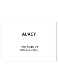 Notice Aukey CBD20 Câble de chargement