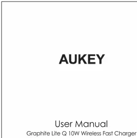 Notice Aukey LCC6 Kabelloses Ladegerät