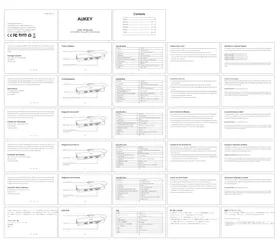 Notice Aukey CBC65 Chargeur USB