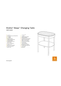 Notice STOKKE SLEEPI CHANGING TABLE Produits bébés