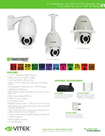 Notice Vitek VTTPTZ10HR2T Appareil photo