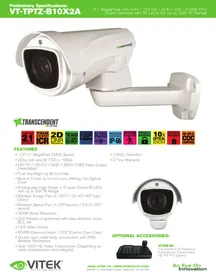 Notice Vitek VTTPTZB10X2A Caméra de surveillance