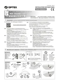 Notice OPTEX WXSRAM Détecteur