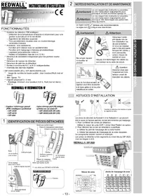 Notice OPTEX SIP3020 Détecteur de mouvements