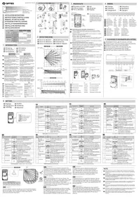 Notice OPTEX CDXNAM Détecteur de mouvement