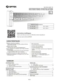 Notice OPTEX SL100TNR Détecteur de mouvements