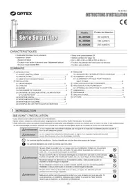 Notice OPTEX SL200QN Détecteur