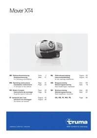 Notice TRUMA MOVER XT4 Chauffage d'appoint pour véhicule