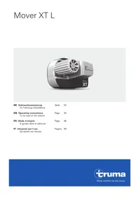 Notice TRUMA MOVER XT L Heizung