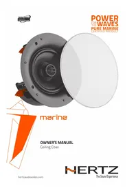 Notice Hertz HEX 6.5 ICW Haut-parleur voiture