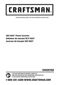 Notice Craftsman CMCB1150 Batterie portable