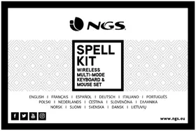 Notice NGS SPELL KIT Clavier et souris sans fil