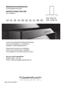 Notice Küppersbusch EDL9750.1E Ventilator