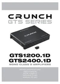 Notice Crunch GTS2400.1D Recepteur