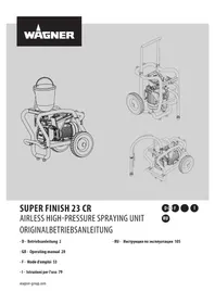 Notice WAGNER SUPER FINISH 23 CR Краскопульт