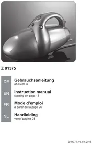 Notice Cleanmaxx 01375 Vacuum Cleaner