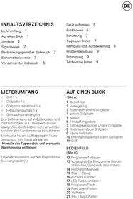 Notice N8WERK 09595 Piastra per griglia