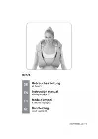 Notice VitalMaxx 03774 Appareil de massage