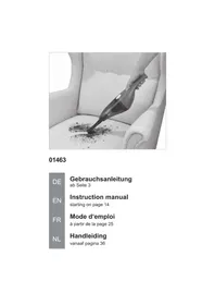 Notice Cleanmaxx 01463 Vacuum Cleaner