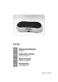 Notice VitalMaxx 07125 Équipement de fitness