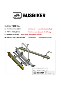 Notice BusBiker X290 LIGHT Porte-vélo