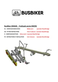 Notice BusBiker XM290 Porte-vélo