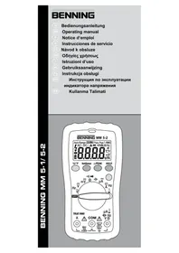 Notice BENNING MM 52 Multímetro
